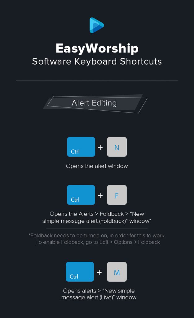 video editor shortcut