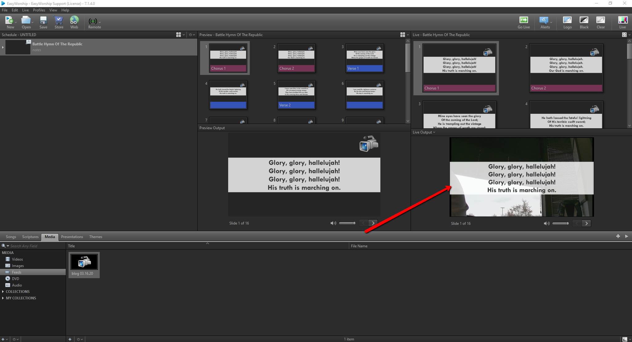 How to Add Song Lyrics to Your Live Stream EasyWorship Blog